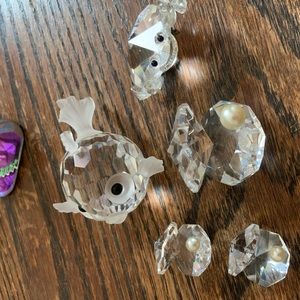 Swarovski crystal fish figurine